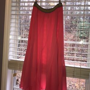 Anthropologie maxi skirt